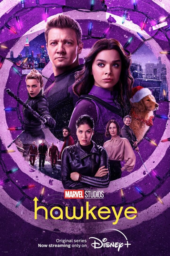 A poster of the show hawkeye.